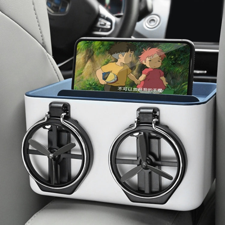 Car Multifunctional Water Cup Holder Armrest Box Paper Box(Gray) - free shipping - PMC TechLife - Order now!