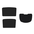 3pcs /Set For Tesla Model Y Ice Crystal Sunshade Car Roof Front And Rear Sunroof Shade(Black) - Window Foils & Solar Protection by PMC TechLife | Online Shopping South Africa | PMC TechLife | Buy Now Pay Later Mobicred