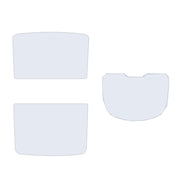 3pcs /Set For Tesla Model Y Ice Crystal Sunshade Car Roof Front And Rear Sunroof Shade(Beige)