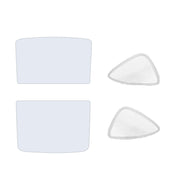 4pcs /Set For Tesla Model Y Ice Crystal Sunshade Car Roof Front And Rear Sunroof Shade(Beige)