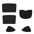 5pcs /Set For Tesla Model Y Ice Crystal Sunshade Car Roof Front And Rear Sunroof Shade(Black) - Window Foils & Solar Protection by PMC TechLife | Online Shopping South Africa | PMC TechLife | Buy Now Pay Later Mobicred