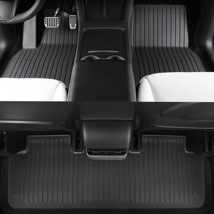3pcs /Set For Tesla Model 3 TPE Injection Car Foot Mats Interior Accessories