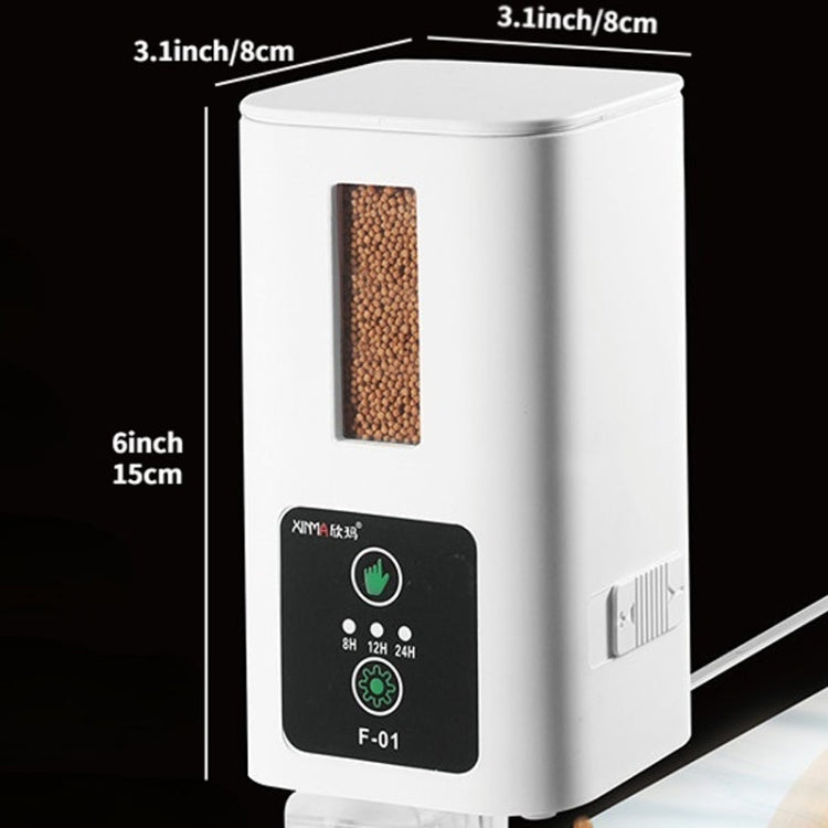 XINMA F-01 400ml Fish Tank Automatic Feeding Device Aquarium Intelligente Timing High-capacity Fish Feeder - Feeders by XINMA | Online Shopping South Africa | PMC Jewellery | Buy Now Pay Later Mobicred