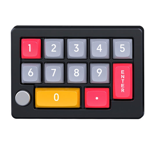MKESPN 13 Keys RGB Multi-Function Macro Programming Mechanical Keypad Wired With Knob Keyboard(Black) - Mini Keyboard by MKESPN | Online Shopping South Africa | PMC Jewellery | Buy Now Pay Later Mobicred