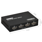 FJGEAR FJ-SM4K104 HD Audio/Video Splitter HDMI 1 In 4 Splitter(EU Plug)