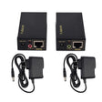 FJGEAR FJ-VEA100 2 In 1 Extender VGA To RJ45 Signal Single Cable Extension With Audio, EU Plug - VGA Extender by FJGEAR | Online Shopping South Africa | PMC TechLife | Buy Now Pay Later Mobicred