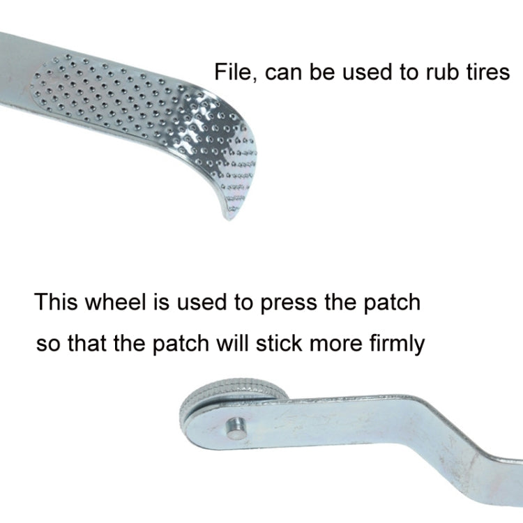 Bicycle File Inner Tube Repair Tool Universal for Electric Vehicles Motorcycles(Silver) - Maintenance tools by PMc TechLife | Online Shopping South Africa | PMc TechLife | Buy Now Pay Later Mobicred