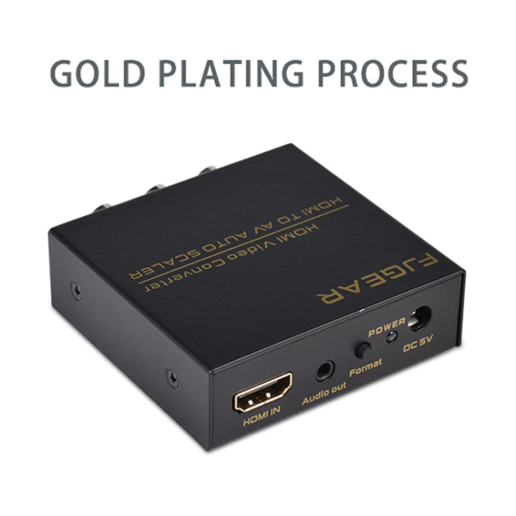 FJGEAR FJ-HA1308 HDMI To AV Converter Support NTSC PAL With Auto Screen Scaling - free shipping - PMC Jewellery - Order now!
