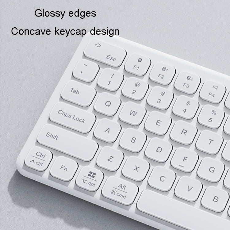 B087 2.4G Portable 78 Keys Dual Mode Wireless Bluetooth Keyboard And Mouse, Style: Keyboard Pink
