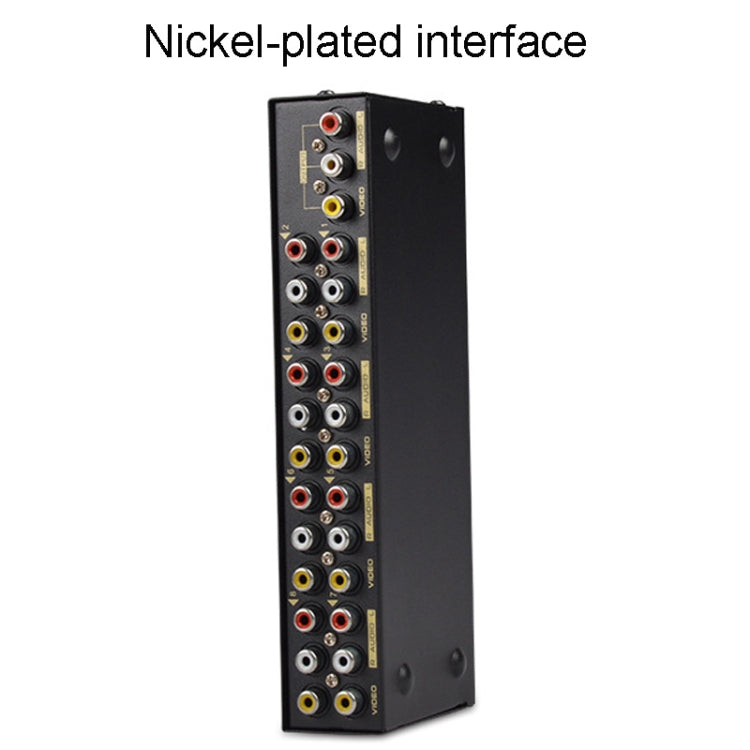 FJGEAR FJ-801AV Audio Video Switcher 8 In 1 Out CVBS Switcher - free shipping - PMC Jewellery - Order now!