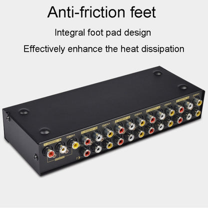 FJGEAR FJ-801AV Audio Video Switcher 8 In 1 Out CVBS Switcher - free shipping - PMC Jewellery - Order now!