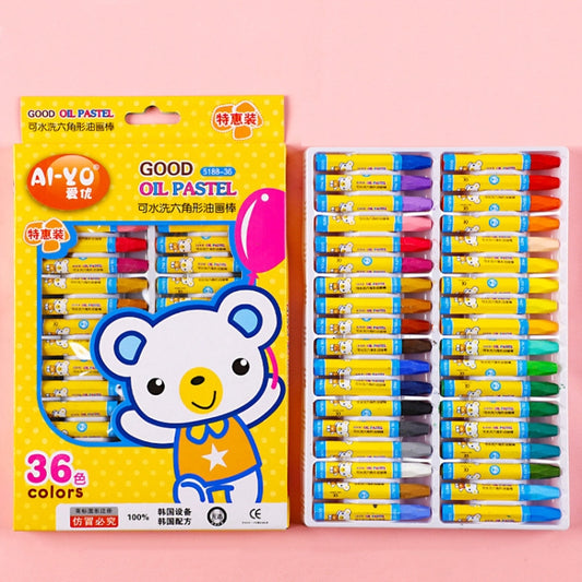 AIYO Washable Painting Crayons Childrens Oil Paint Stick Set, Specification: 36 Colors - Art Supplies by AIYO | Online Shopping South Africa | PMC Jewellery | Buy Now Pay Later Mobicred