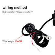 Motorcycle Sunshade Rainproof Mobile Phone Holder, Shape: Charging Mirror Holder 5V-3.1A