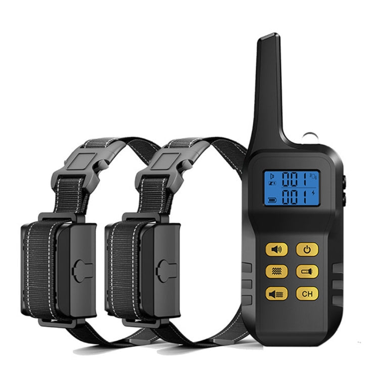 Dog Training Device Automatic Bark Stopper Dog Training Electronic Collar, Style: For-Two-Dog(Yellow) - free shipping - PMC TechLife - Order now!