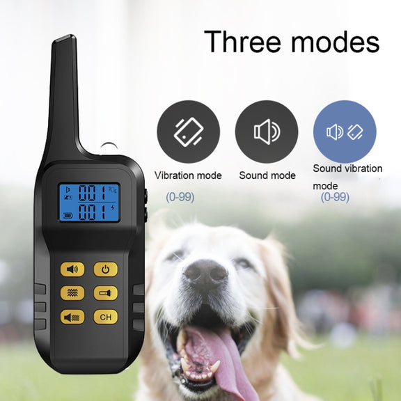Dog Training Device Automatic Bark Stopper Dog Training Electronic Collar, Style: For-Three-Dog(Red)