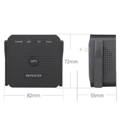 2.4G 300M Wifi Repeater Wifi Extender Wifi Amplifier With 1 LAN Port US Plug - Broadband Amplifiers by PMC Jewellery | Online Shopping South Africa | PMC Jewellery | Buy Now Pay Later Mobicred