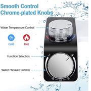 Bidet Toilet Seat Attachment With Hot & Cold Double Nozzle Personal Hygiene 3/8 For Europe