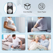 Bidet Toilet Seat Attachment With Hot & Cold Double Nozzle Personal Hygiene 3/8 For Europe