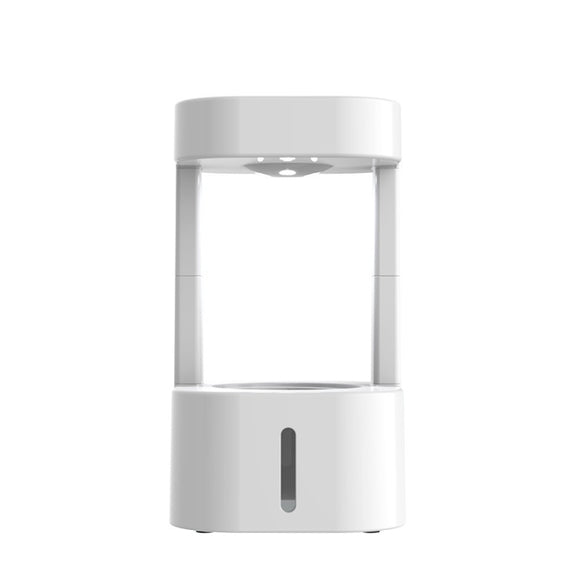 580ml Anti-gravity Humidifier Water Droplet Backflow Atomizer Aromatherapy Machine(White Light)