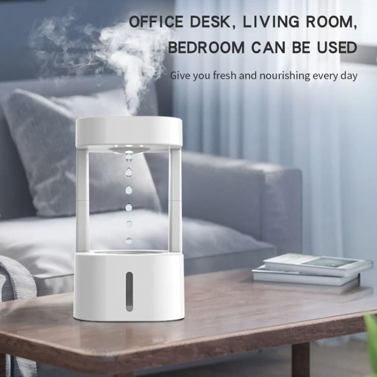 580ml Anti-gravity Humidifier Water Droplet Backflow Atomizer Aromatherapy Machine(Colorful Light) - free shipping - PMC TechLife - Order now!