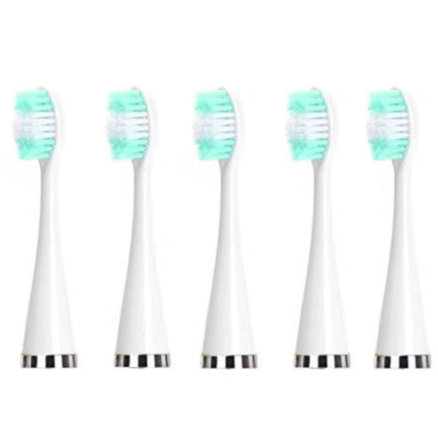 Electric Dental Scaler Accessories Replacement Head, Color: 5pcs Toothbrush Head White