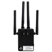 5G/2.4G 1200Mbps WiFi Range Extender WiFi Repeater With 2 Ethernet Ports US Plug White