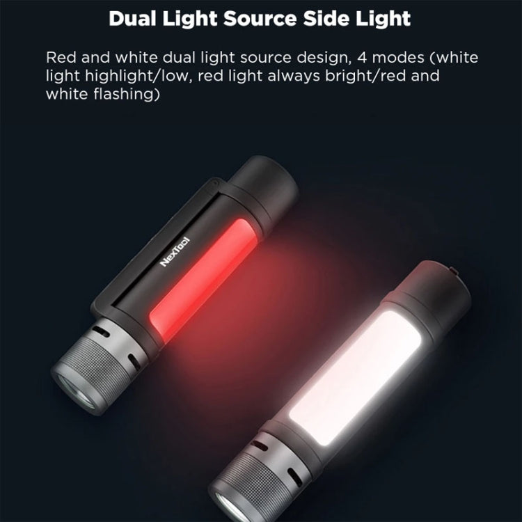 Nextool  6-In-1 Outdoor Emergency Flashlight  Zoomable Alarm Camping Work Light(Black) - free shipping - PMC Jewellery - Order now!