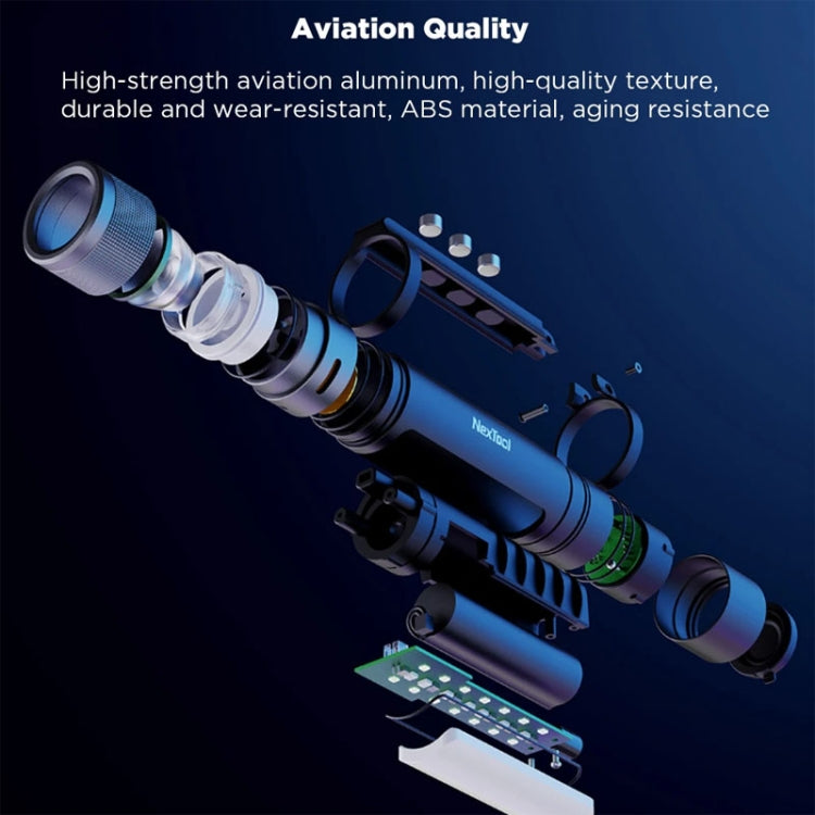 Nextool  6-In-1 Outdoor Emergency Flashlight  Zoomable Alarm Camping Work Light(Black) - free shipping - PMc TechLife - Order now!