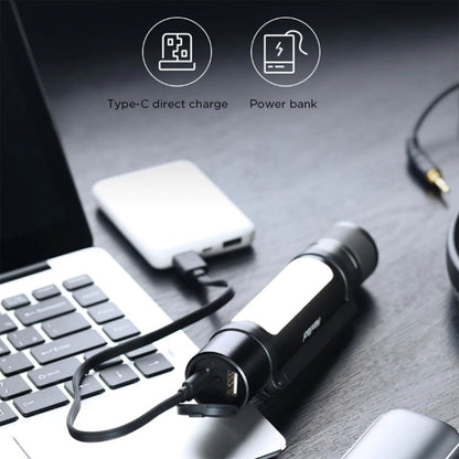 Nextool  6-In-1 Outdoor Emergency Flashlight  Zoomable Alarm Camping Work Light(Black) - free shipping - PMC Jewellery - Order now!