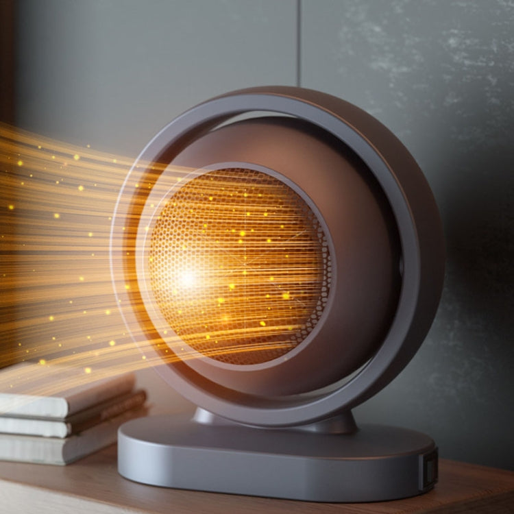 380W Earth Little Sun Heater Home Energy Saving Electric Stove Desktop Mini Heater  EU Plug(White)