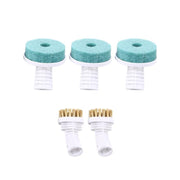 For Xiaomi Youpin Deerma DEM-ZQ610 Cleaning Machine Accessories Set(2 Copper Wire Brushes + 3 Cleaning Heads)