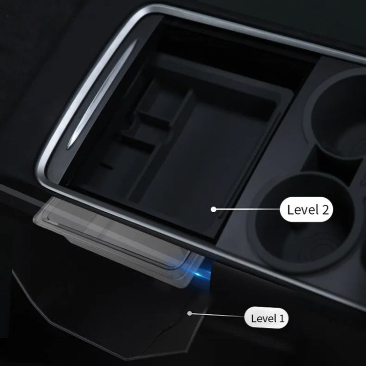 For Tesla Model 3 / Y Center Armrest Storage Box Car Modification Accessories Central Storage Box(Black) - Stowing Tidying by PMC TechLife | Online Shopping South Africa | PMC TechLife | Buy Now Pay Later Mobicred