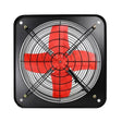 10 -inch Dual Grilles Kitchen Exhaust Fan Wall Window Fan High Power Industrial Extractor Fume Space Extractor Hood,CN Plug - free shipping - PMC TechLife - Order now!