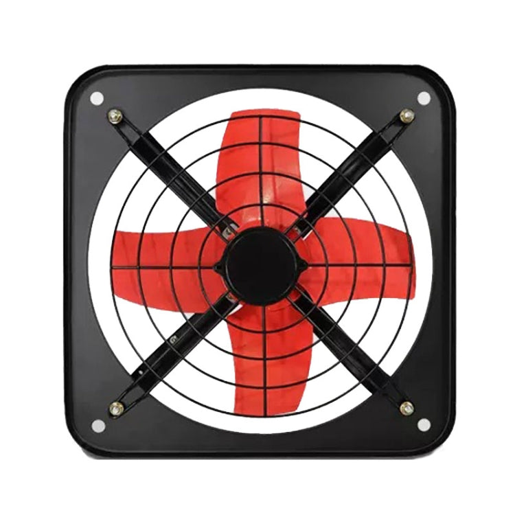 12 -inch Single Grilles Kitchen Exhaust Fan Wall Window Fan High Power Industrial Extractor Fume Space Extractor Hood,CN Plug - free shipping - PMC TechLife - Order now!