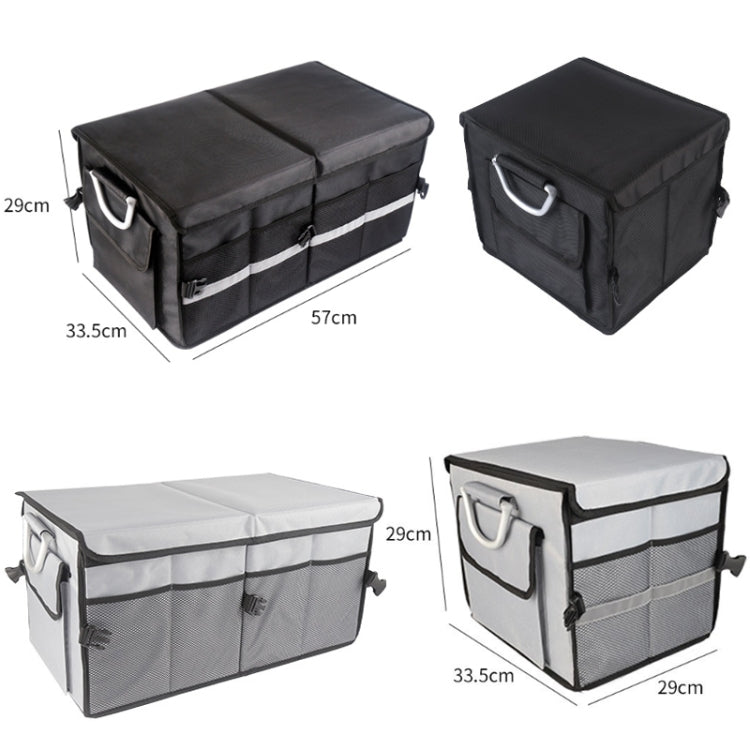 Car Trunk Storage Box Oxford Cloth Folding Organizer With Reflective Strips, Color: Large Gray - Stowing Tidying by PMC TechLife | Online Shopping South Africa | PMC TechLife | Buy Now Pay Later Mobicred