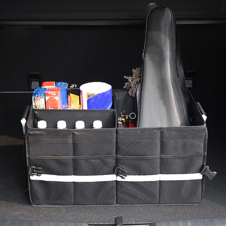 Car Trunk Storage Box Oxford Cloth Folding Organizer With Reflective Strips, Color: Large Gray - Stowing Tidying by PMC TechLife | Online Shopping South Africa | PMC TechLife | Buy Now Pay Later Mobicred