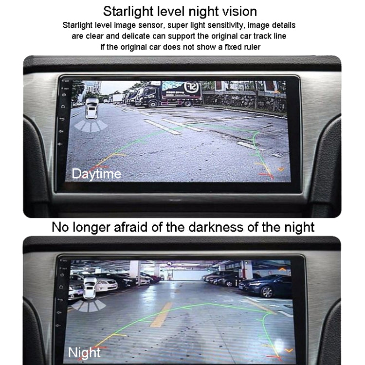 Universal Reversing Camera HD Wide Angle 12V Waterproof Starlight Night Vision Car Camera(Black) - Rear View Cameras by PMC TechLife | Online Shopping South Africa | PMC TechLife | Buy Now Pay Later Mobicred