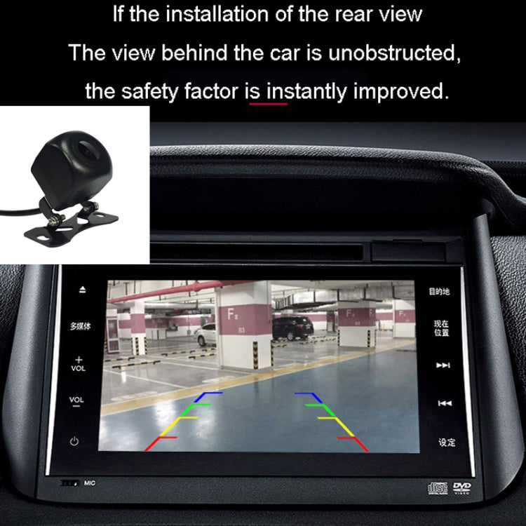 Universal Reversing Camera HD Wide Angle 12V Waterproof Starlight Night Vision Car Camera(Black) - Rear View Cameras by PMC TechLife | Online Shopping South Africa | PMC TechLife | Buy Now Pay Later Mobicred