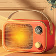 1200W Electric Heater Winter Hand Warmer with Screen Display,EU Plug(Orange) - Electric Heaters by PMC TechLife | Online Shopping South Africa | PMC TechLife | Buy Now Pay Later Mobicred