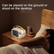 1200W Electric Heater Winter Hand Warmer with Screen Display,EU Plug(White)
