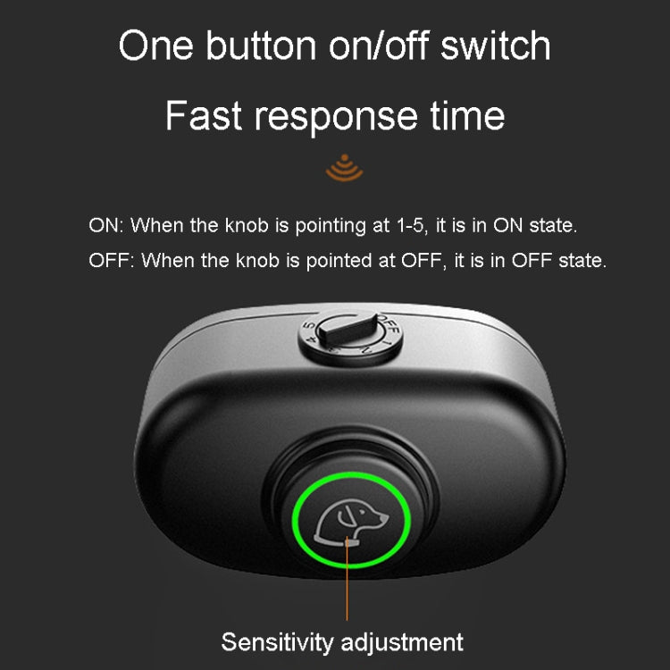 Auto Stop Barker Pet Shock Collar Dog Trainer(Orange) - Training Aids by PMC TechLife | Online Shopping South Africa | PMC TechLife