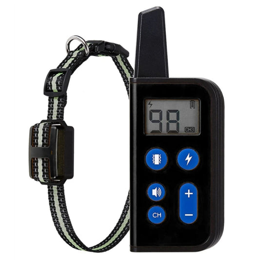 800m Remote Control Dog Trainer Stop Barker Electrical Shock Vibration Pet Collar(Black) - Training Aids by PMC Jewellery | Online Shopping South Africa | PMC Jewellery | Buy Now Pay Later Mobicred