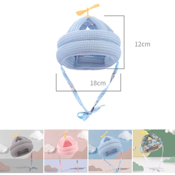 Bamboo Dragonfly Baby Toddler Anti-fall Pillow Protection Pad, Color: Gray