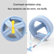 Bamboo Dragonfly Baby Toddler Anti-fall Pillow Protection Pad, Color: Blue