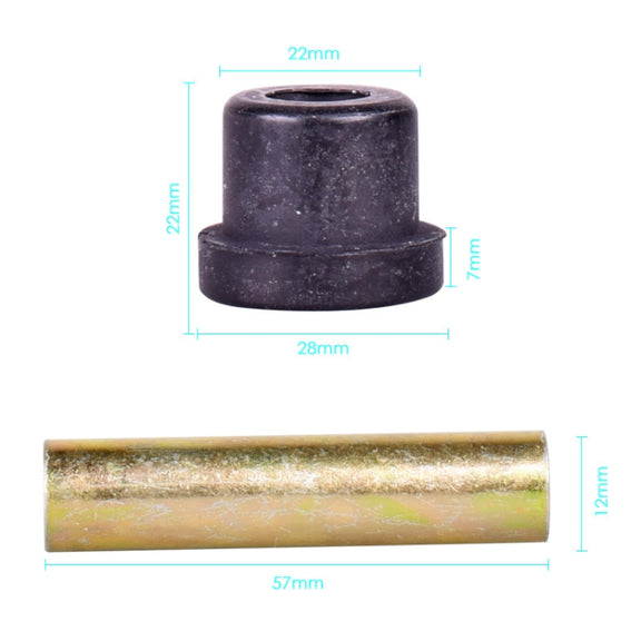 Golf Cart Front And Rear Steel Plate Rubber Sleeve Iron Sleeve Kit Leaf Spring Bushings, Specification: Rubber Sleeve