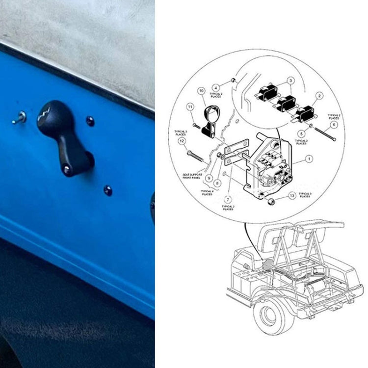 For Club Car DS Golf Cart Front And Rear Gear Switches 101753005 - free shipping - PMC TechLife - Order now!