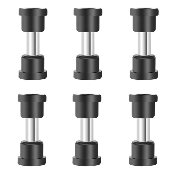 12pcs Rubber Sleeve+ 6pcs Iron Sleeve For EZGO TXT Golf Cart Steel Plate Rubber Sleeve Iron Sleeve Kit