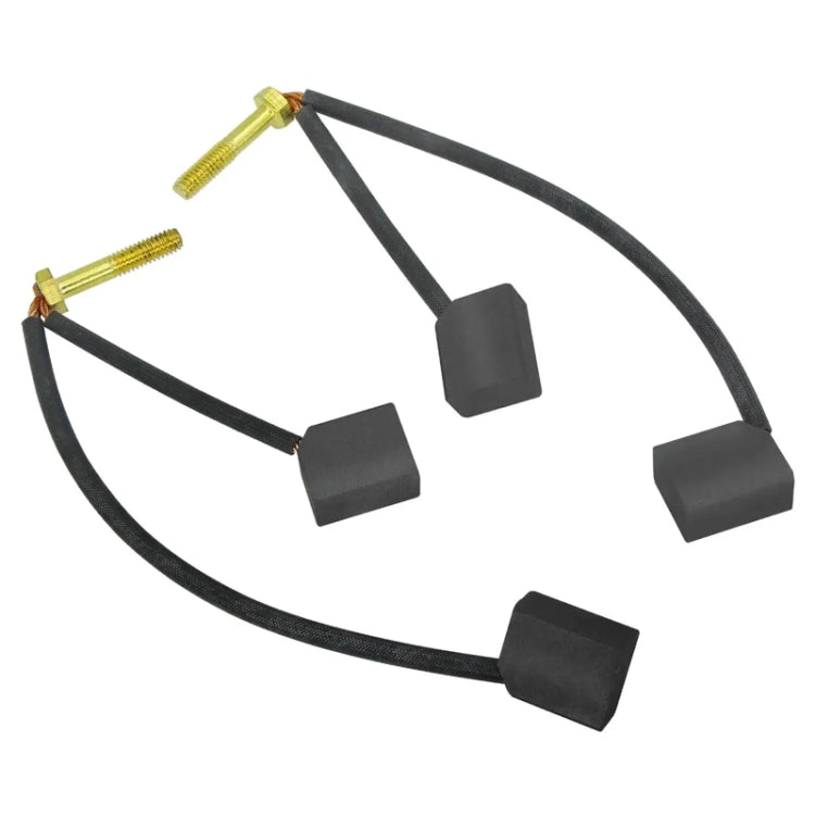 2pcs /Set For Club Car / EZGO Golf Cart 3.3 Motor Carbon Brushes, Specification: Carbon Brush Contains Hardware Bag