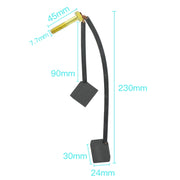 2pcs /Set For Club Car / EZGO Golf Cart 3.3 Motor Carbon Brushes, Specification: Carbon Brush Contains Hardware Bag