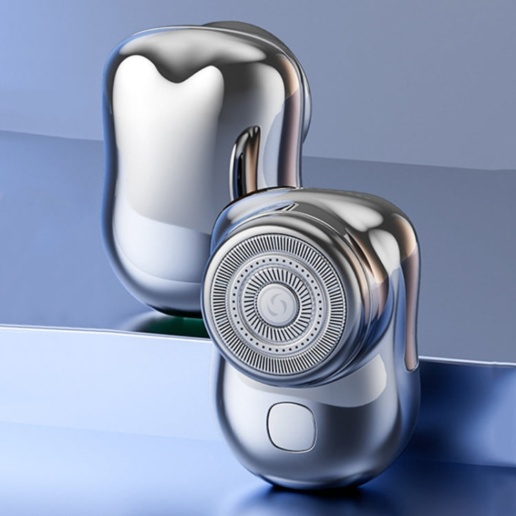 Three-Ring Knife Mesh Electric Men Shaver Travel Portable Mini Shaver, Color: Silver - Electric Shavers by PMC TechLife | Online Shopping South Africa | PMC TechLife | Buy Now Pay Later Mobicred